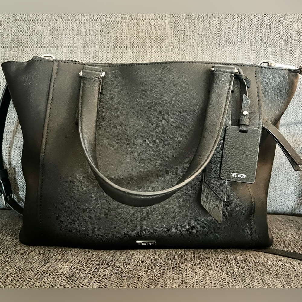 Tumi Leather Laptop Bag